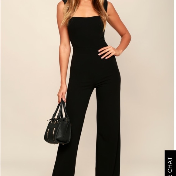 Lulus Other - NWT Lulu’s Enticing Endeavors jumpsuit blk size L